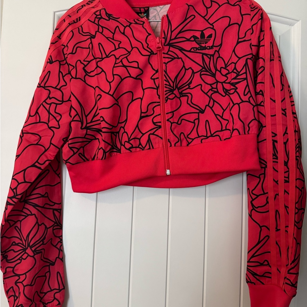 Adidas Red Sweatsuit
